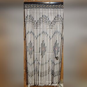 Beaded Door Curtain Vintage
